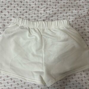 White shorts- Size Small